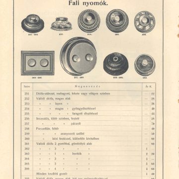 Bodnár és Társa gyenge áram – telefon 1907