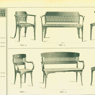 Kohn Jakab hajlított bútorok