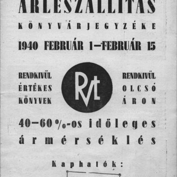 Rózsavölgyi árleszállítás 1940