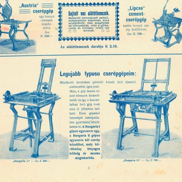 Endler cementipari gépgyár 1909