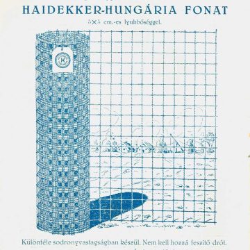 Haidekker Sándor drótfonat sodronymű