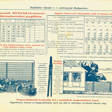 Haidekker Sándor drótfonat sodronymű 1928