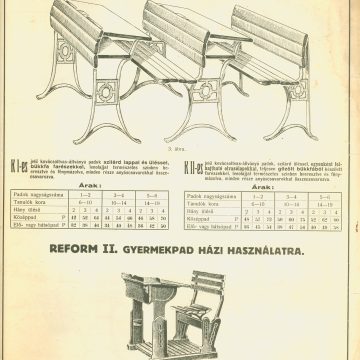 Lopos Gyula iskolabútor 1929