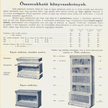 Lingel összerakható könyvszekrény