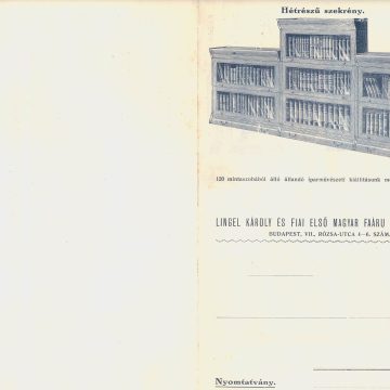 Lingel összerakható könyvszekrény