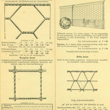 Stadler Mihály drótfonat 1936