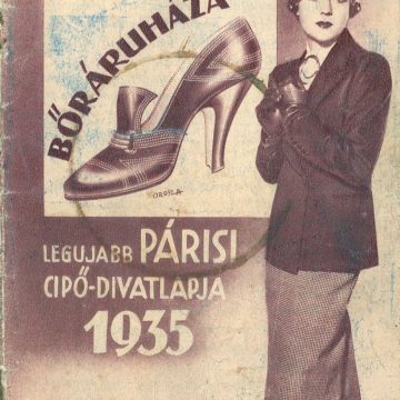 Szabó Mihály bőráruháza 1935