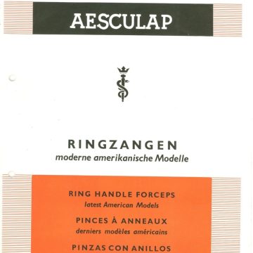 Sebészfogók és ollók katalógusa Aesculap