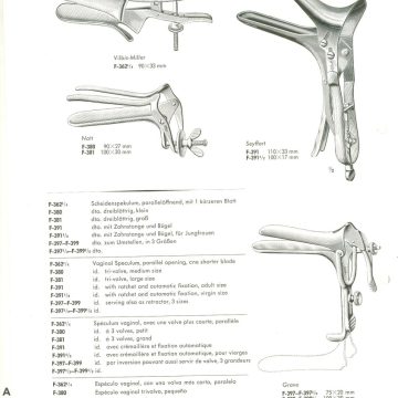 Nőgyógyászati eszközök Aesculap
