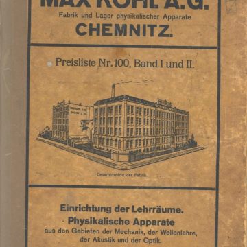 Max Kohl tanszerek I. kötet 1931