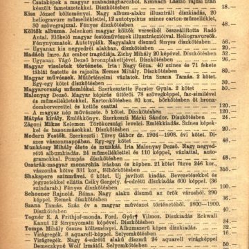 Mai Henrik és fia könyvértesítő 1911