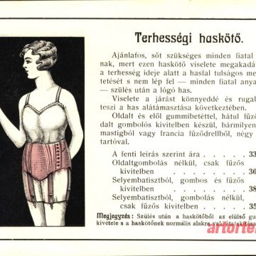 MONE Hasfűző árjegyzék 1931