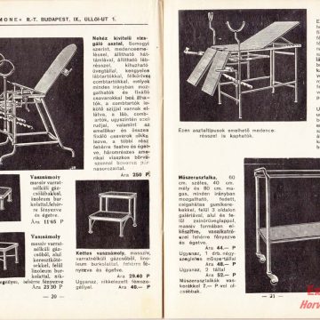 MONE orvosi műszerek 1936