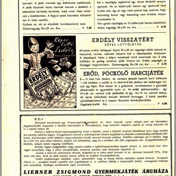 Liebner bácsi játékboltja 1941