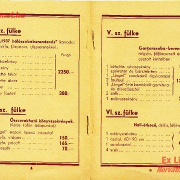 Lingel bútorgyár 1937