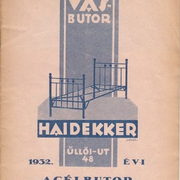 Haidekker acélbútor 1932