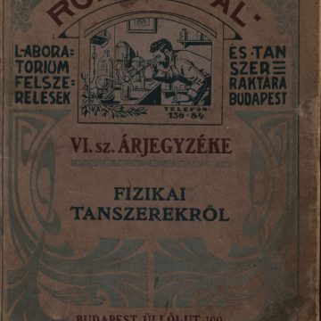 Rudas Pál laboratórium felszerelések és tanszerek