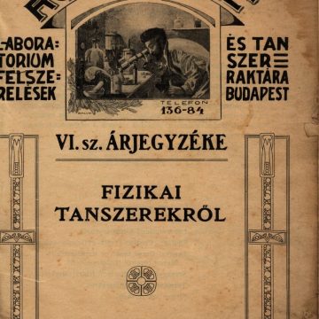 Rudas Pál laboratórium felszerelések és tanszerek