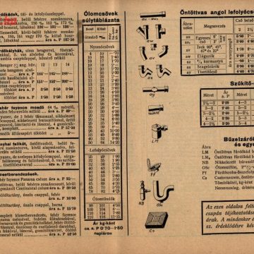 Győző Béla szivattyúk 1940