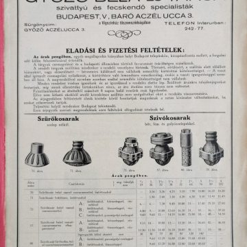 Győző Béla szivattyúk 1927